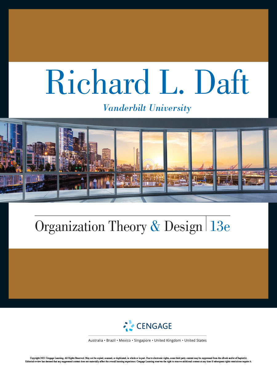 Organization theory and design - KhyberPublishing