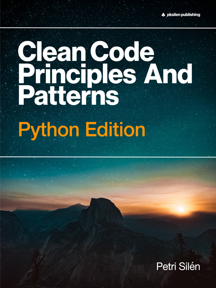 Clean Code Principles And Patterns Python Edition